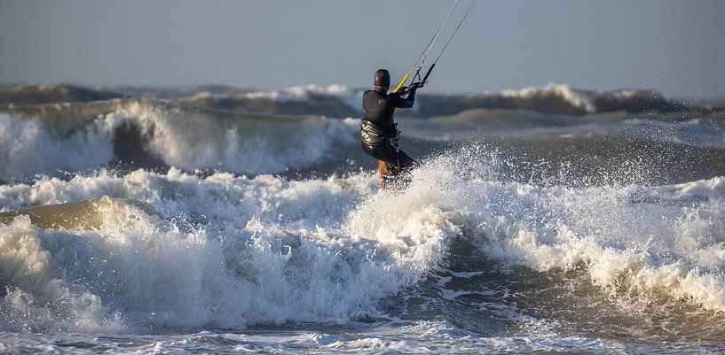 Kitesurfen... van Bert v.d. Kraats Fotografie