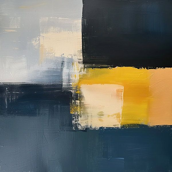 Yellow Black | Depth in Colour Splash by Modern Collection