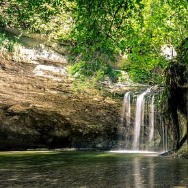 waterval in Frankrijk in het gebied franche-comte (du herisson) van Gerco Stokvis