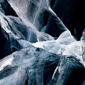 Abstracte lijnen in het ijs von Michèle Huge