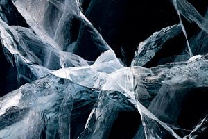 Abstracte lijnen in het ijs sur Michèle Huge