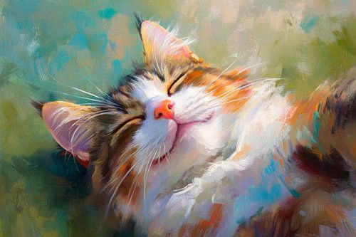 Schlafende Katze