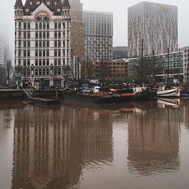 Vieux port brumeux, Rotterdam sur vdlvisuals.com