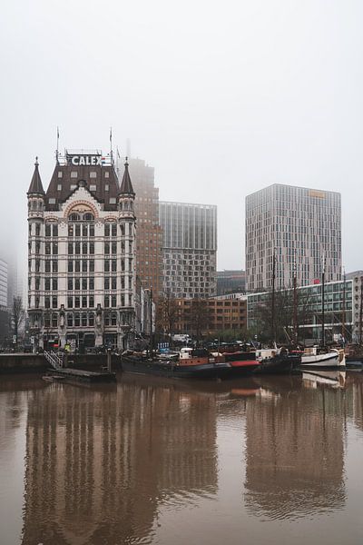 Vieux port brumeux, Rotterdam par vdlvisuals.com