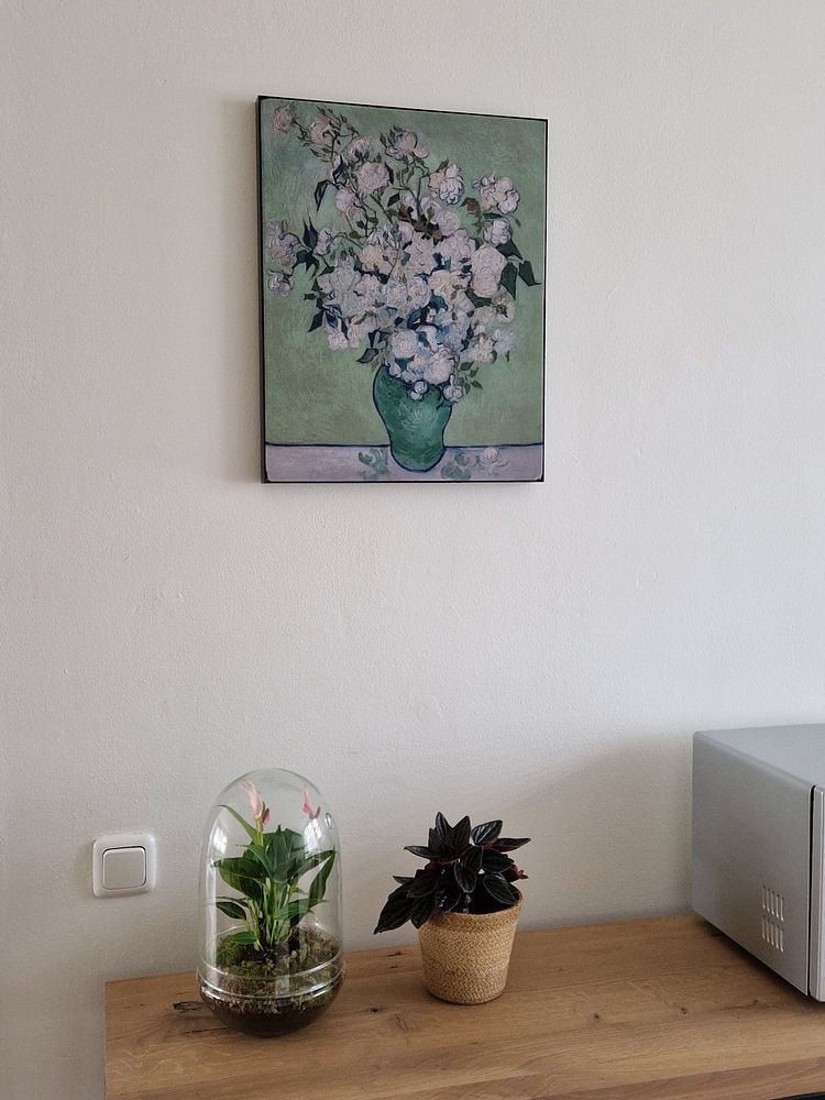 Nature morte avec des roses dans un vase, Vincent van Gogh 