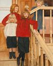 Die Kinder des Herrn Neve, Fernand Khnopff von Meisterhafte Meister Miniaturansicht