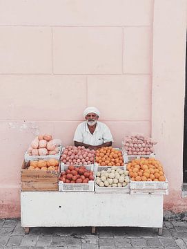 Fruitstalletje in pastelkleuren van Studio Allee