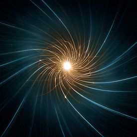 Light in the pull of infinity by Skyfall