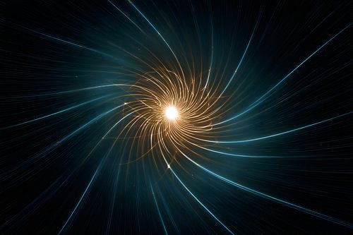 Light in the pull of infinity by Skyfall