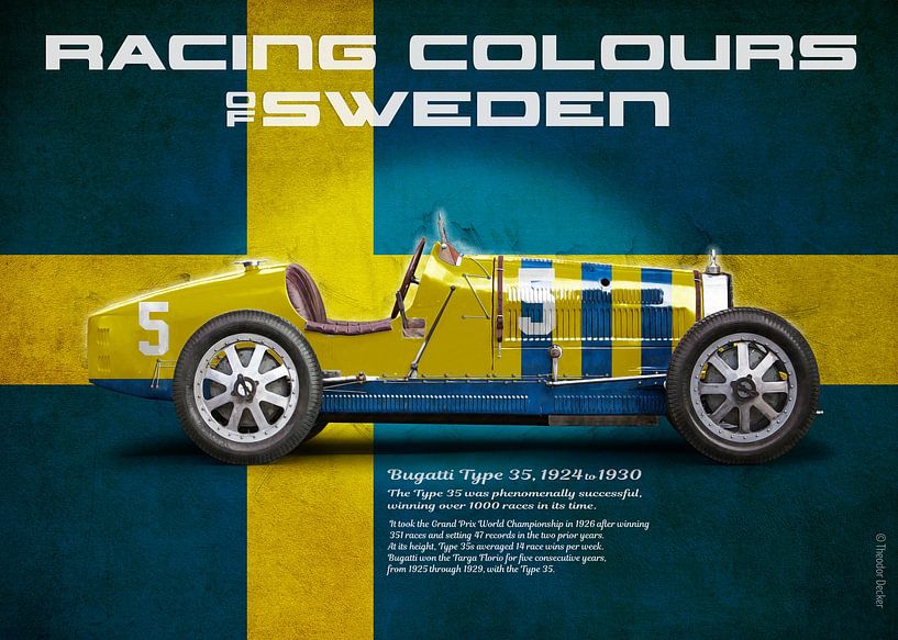 Racing colours Sweden by Theodor Decker