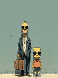 Vater und Sohn - reisefertig