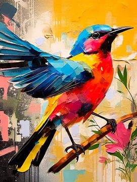 colourful bird by PixelPrestige