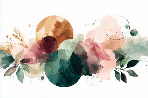 Botanical Abstract in Watercolor no. 1