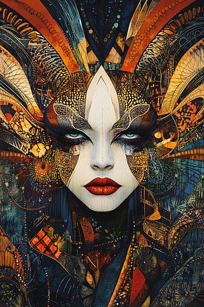 Rijk gedetailleerd surrealistisch portret van Imperial Art House