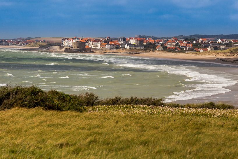 Golven voor de kust van Ambleteuse van Easycopters