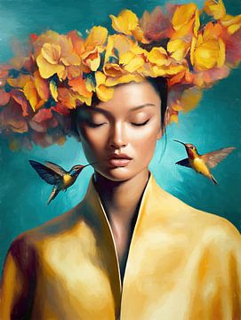 Hummingbirds van Jacky