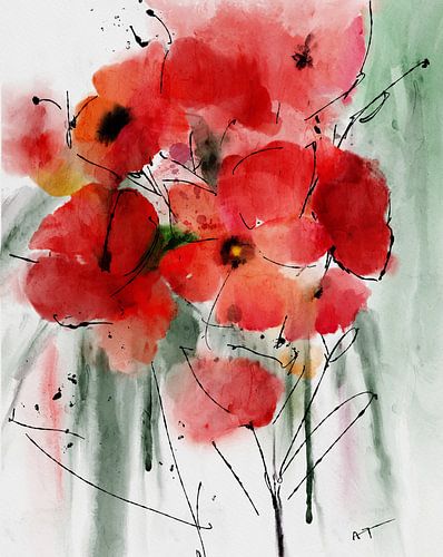 Late spring bloomers by annemiek art