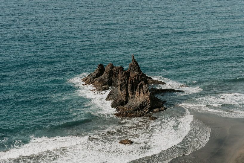 Travel photography "Playa del Sorocco" | Tenerife | Spain | Beach | Blue | Water | Photography | Photo Print | Sea by Estelle Bijker Fotografie