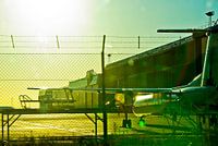 Flughafen: am Cargoterminal