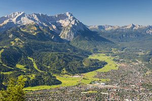 Zugspitze 2962m, Werdenfelser Land, Oberbayern, Bayern, Deutschland,