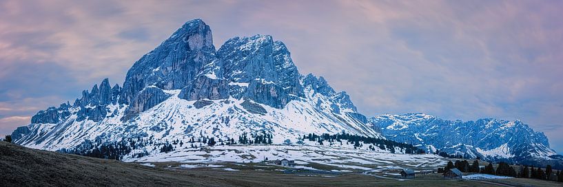 Panorama van de Peitlerkofel van Henk Meijer Photography