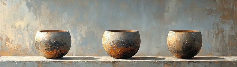 Metalltöpfe von Kunst Laune