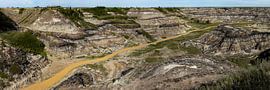 The Horseshoe Canyon in Alberta Canada by Roland Brack