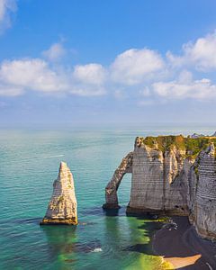 Die Klippen von Étretat, Normandie, Frankreich