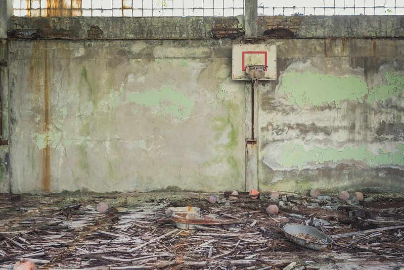 Basketball Tschernobyl von Perry Wiertz