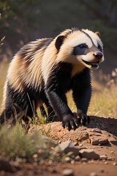 Honey badger animal by Ayyen Khusna