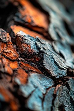 Holzstruktur in Nahaufnahme von Poster Art Shop