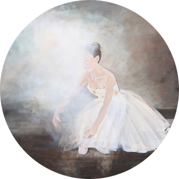 Ballerina girl. Danser in de spotlights. van Linda Dammann