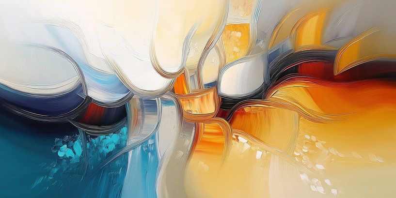 Abstracte vlakken van Imagine