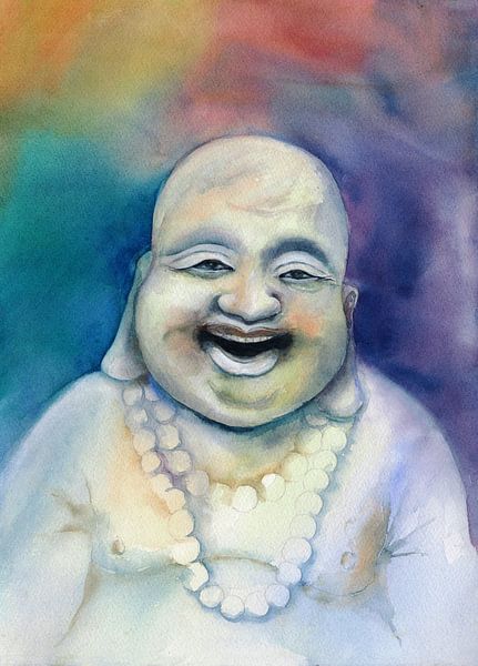 Lachender Buddha von Jitka Krause