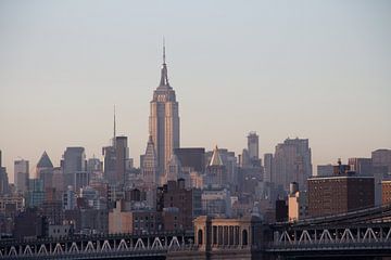 Empire state in the distance by Koen Alblas