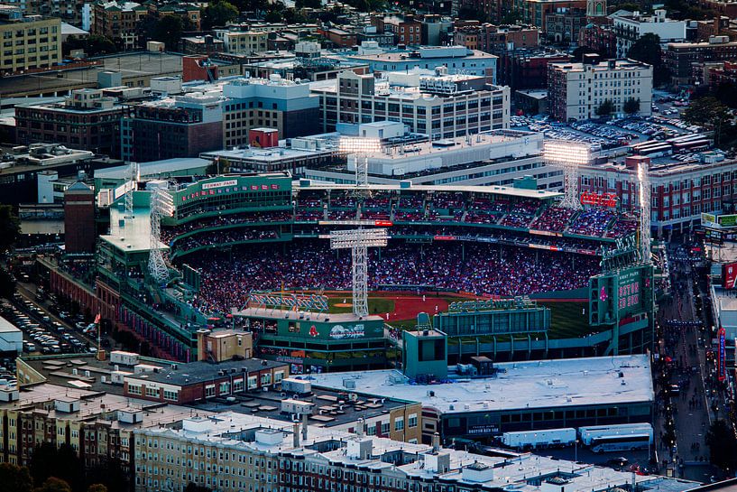 Fenway Park, les Red Sox pendant une course par Nynke Altenburg