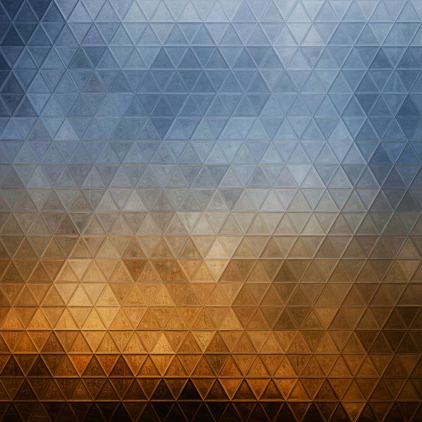 Mosaic blue brown #mosaic by JBJart Justyna Jaszke