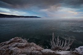 cold windy autumn waters of Lake Baikal