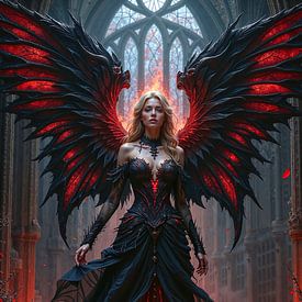 SERAPHIS - The fallen angel in the cathedral of shadows by INFERAURUM