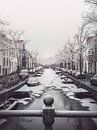 Haarlem: Bakenessergracht winter morning 1. by Olaf Kramer thumbnail