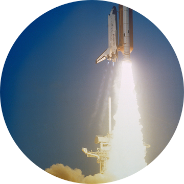 Lancering van de Shuttle Challenger van Digital Universe
