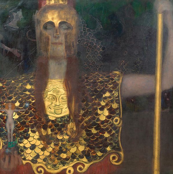 Pallas Athénée, Gustav Klimt par All the Masters