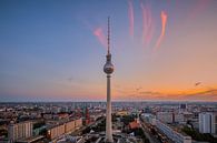 Coucher de soleil à Berlin par Henk Meijer Photography Aperçu