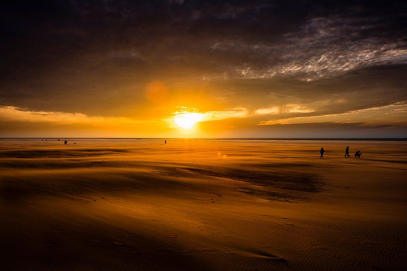 Zonsondergang van Jan Peter Mulder