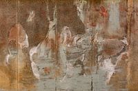 Peinture sur un vieux mur