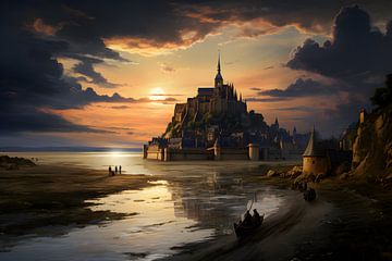 Le Mont Saint Michel by Mathias Ulrich