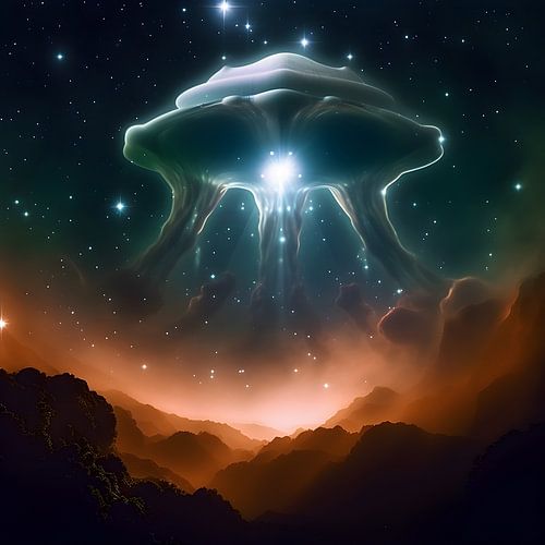 Nachtwacht over het surrealistische