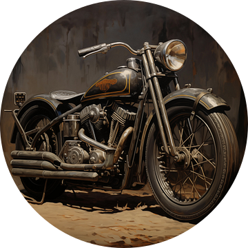 Harley Davidson Model D 1929 van TheXclusive Art