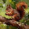 Wildtiere – Ungezähmte Anmut – Eichhörnchen 2 von Johannas Art Creations