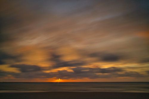 Sunset Katwijk aan Zee long exposure